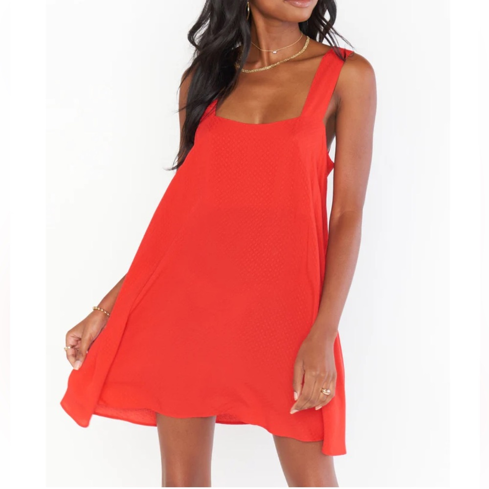 Show Me Your MuMu Red Mini Dress